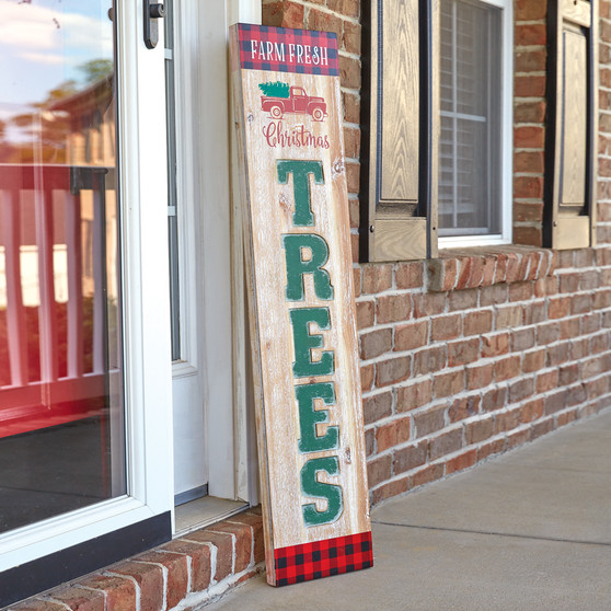 Farm Fresh Christmas Tree Porch Sign 770542