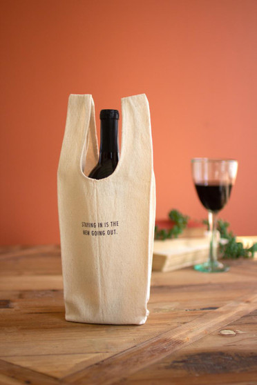 Set Of 6 Wine Bags With Sayings - One Each #1 (NRV2311)