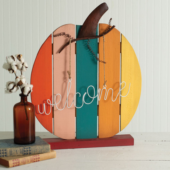 Autumn Pumpkin Welcome Sign 530458