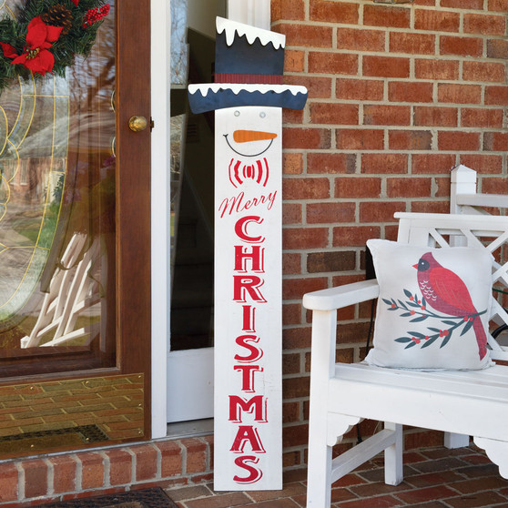Snowman Merry Christmas Porch Sign 530462