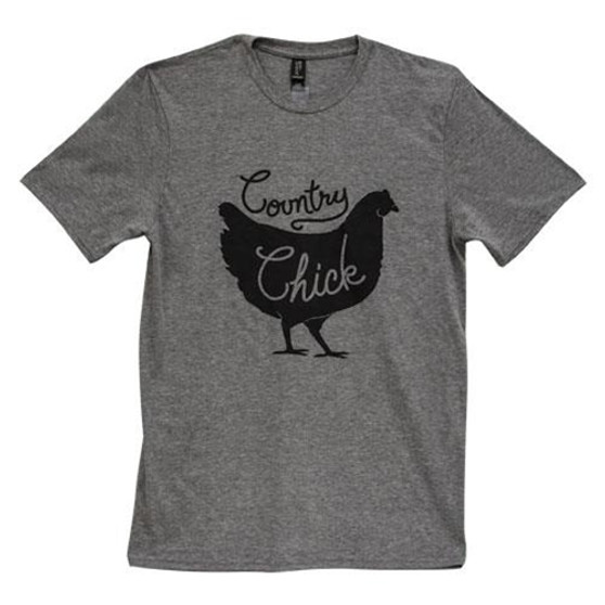 Country Chick T-Shirt Heather Graphite 2Xl GL92XXL