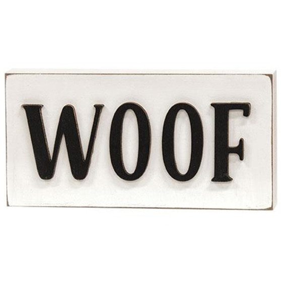 Woof Wooden Block G35835