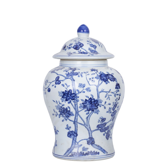 Blossom Tree Porcelain Temple Jar (1754C)