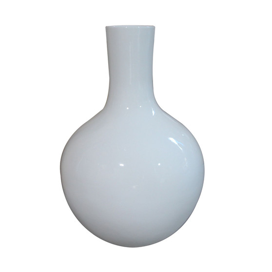 Globular Vase Ivory White - Large (1810F)