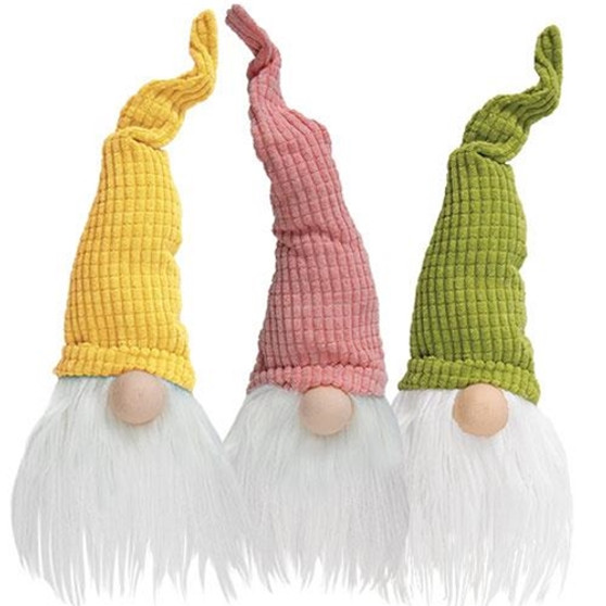 *Waffle Gnome 3 Asstd. (Pack Of 3) GZOE4003 By CWI Gifts