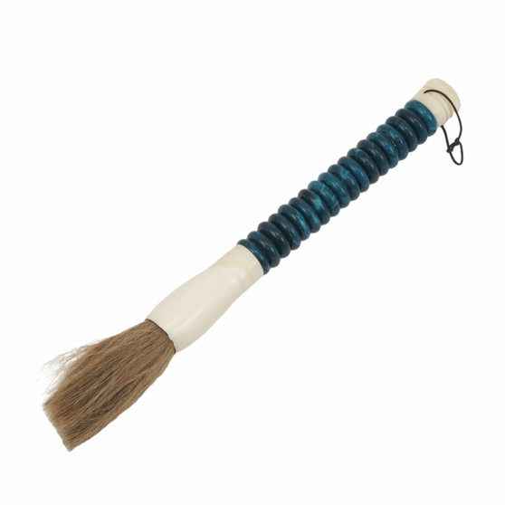 Turquoise Jade Disc Calligraphy Brush (CB035-T)