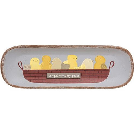 *Hangin With My Peeps Tray G35791 By CWI Gifts