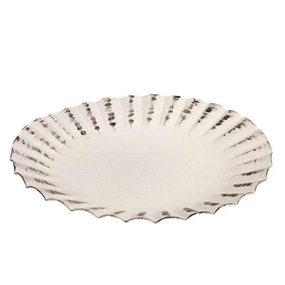 Shabby Chic Fluted Candle Pan 3.5" G86705DW