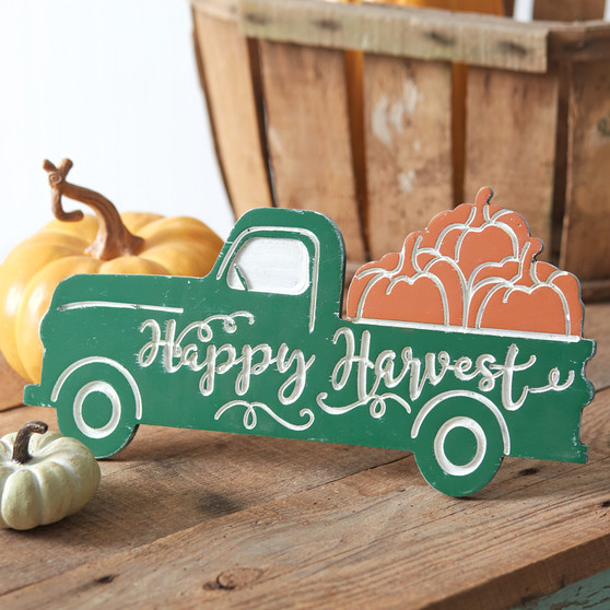 Tabletop Happy Harvest Truck 770588