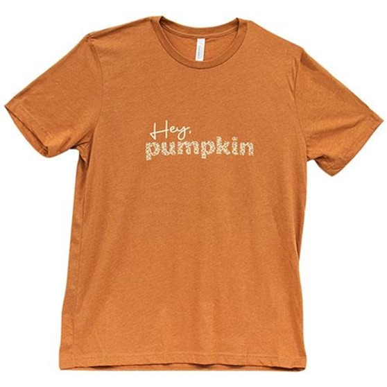 Hey Pumpkin T-Shirt Heather Autumn Medium GL121M By CWI Gifts