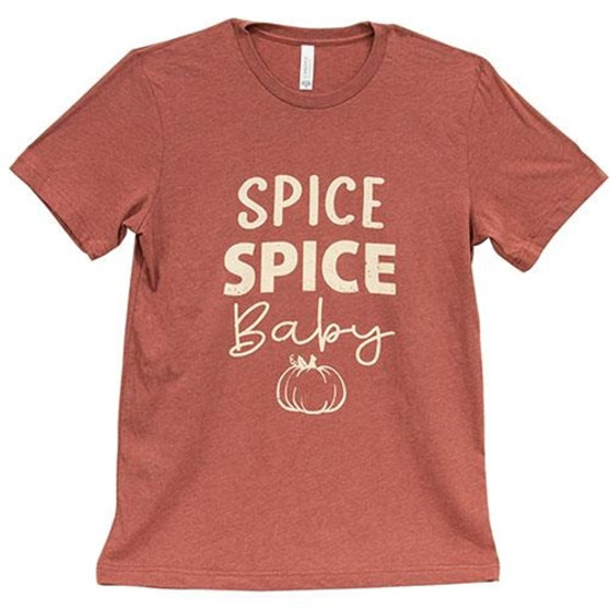 Spice Spice Baby T-Shirt Heather Clay Large GL123L