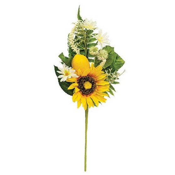 Lemon Sunflower & Daisy Spray 18" F2630280