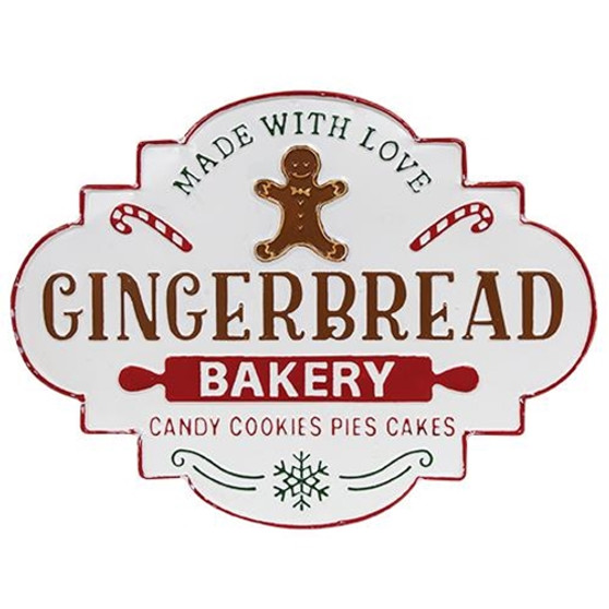 Gingerbread Bakery Metal Sign G70115