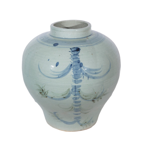 Butterfly Flower Small Mouth Jar (1491A)