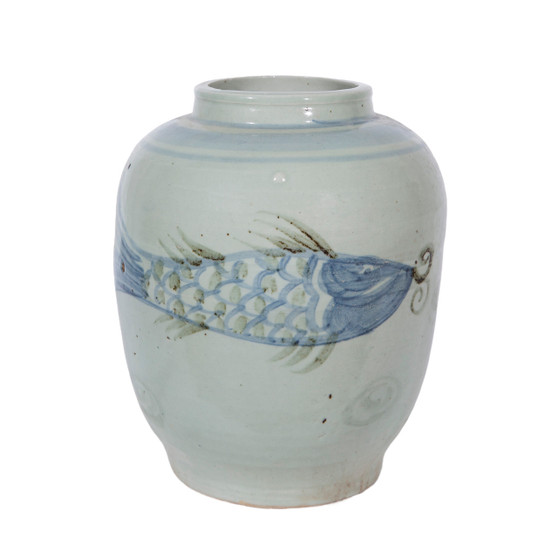 Small Cylinder Fish Jar (1492A)