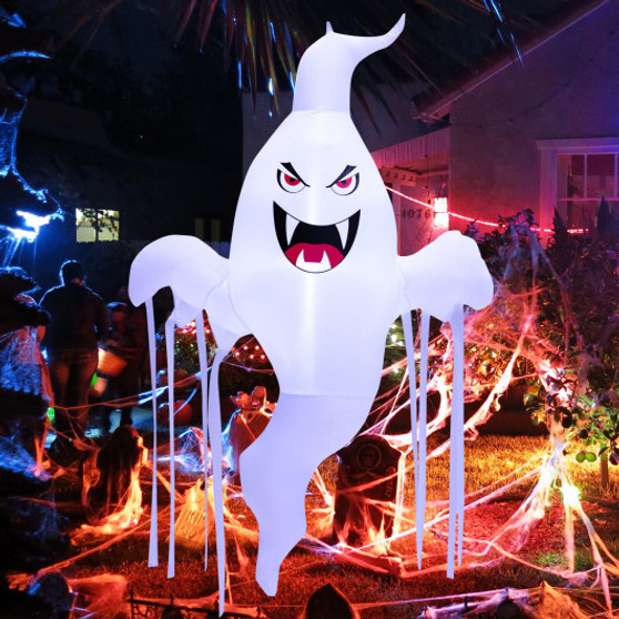 5 Feet Tall Halloween Inflatable Hanging Ghost Decoration With Led Light (CM24079US)