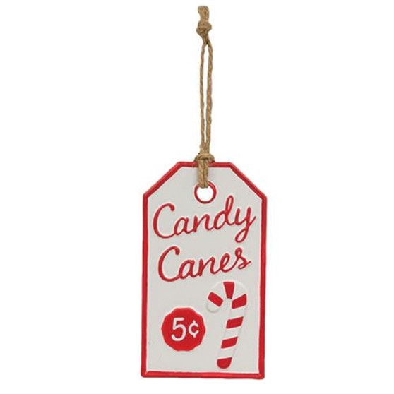 Candy Canes Metal Tag GHY04201