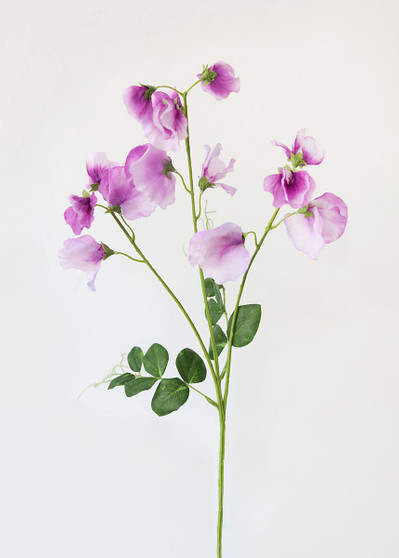 Purple Lavender Sweet Pea Wildflowers - 26.75" SLK-FSS296-LV