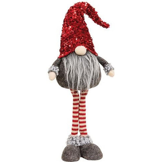 Standing Red Sequin Gnome GADC4341