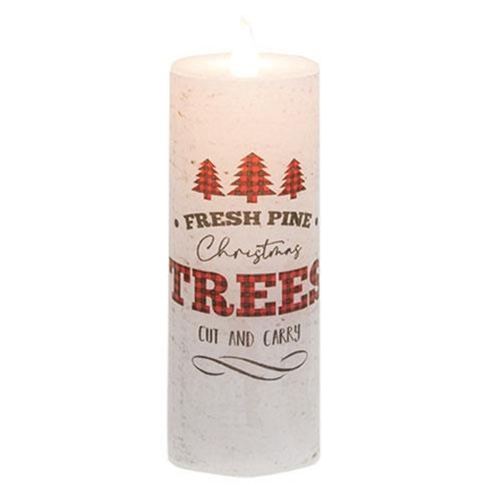 Fresh Pine Trees Tall Timer Votive GLXS26254 By CWI Gifts
