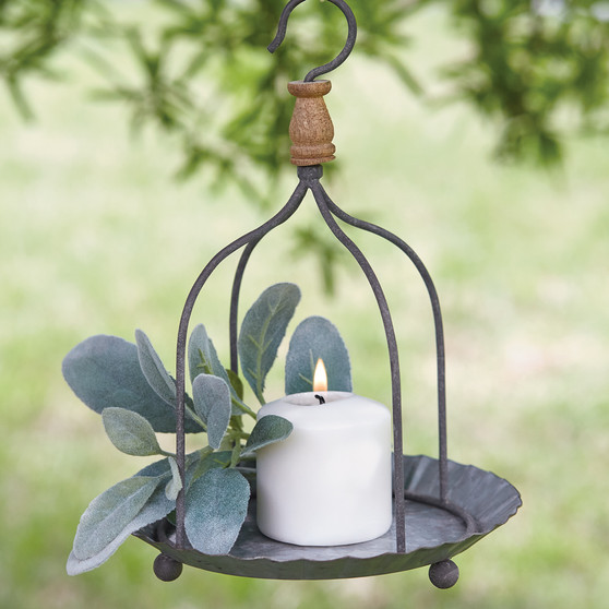 Hanging Farmhouse Candle Pan 370847