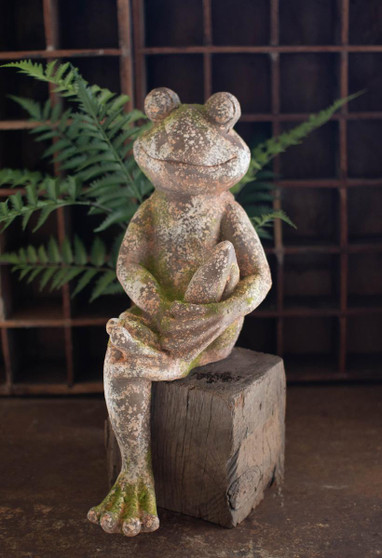 Faux Concrete Frog - Small (CHE1472)