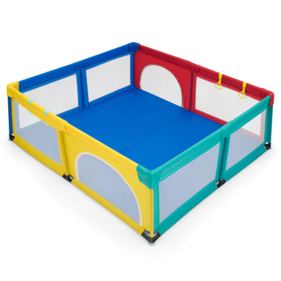 Large Infant Baby Playpen Safety Play Center Yard With 50 Ocean Balls-Color (UY10025CS)