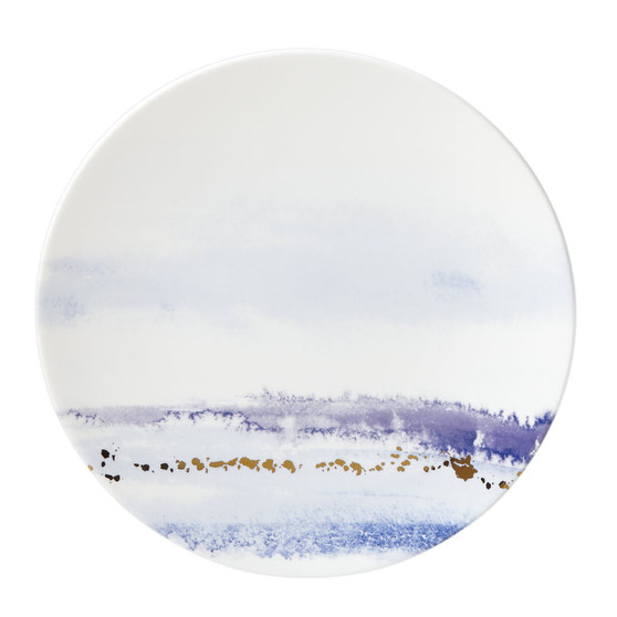 Watercolor Horizons Amethyst Dinnerware Accent Plate (881400)