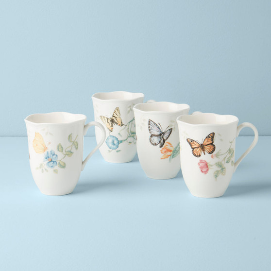Butterfly Meadow Dinnerware Mug Set Of 4, Assorted (891271)