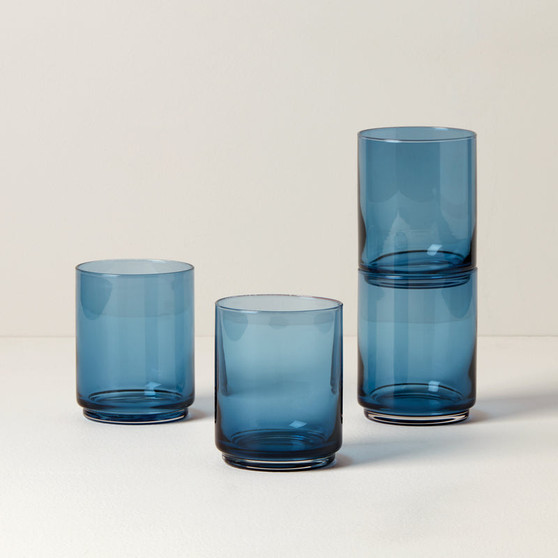 Tuscany Classics Stackable Blue Tall Set Of 4 (894462)