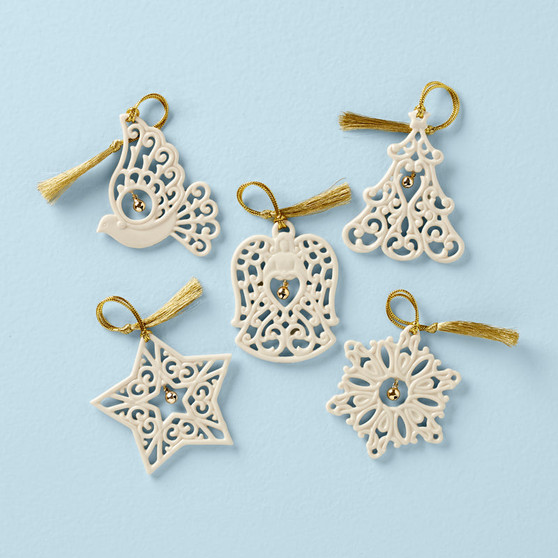 Pierced Floating Jingle Bell Ornament Set Of 5 (894969)