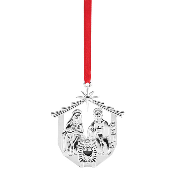 Nativity Silverplate Ornament (891209)