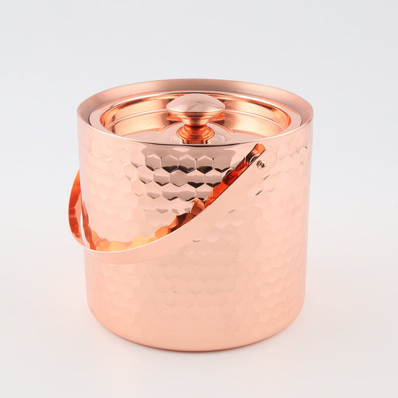 Copper Faceted 3Qt Dinnerware Ice Bucket (9396IBTDS)