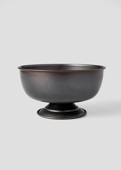 Charcoal Metal Compote Bowl - 4.25" ACD-72210.00