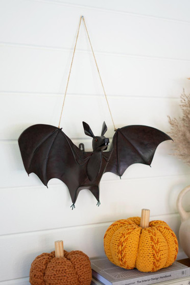 Painted Metal Bat Door Halloween Door Hanger (CZG1475)