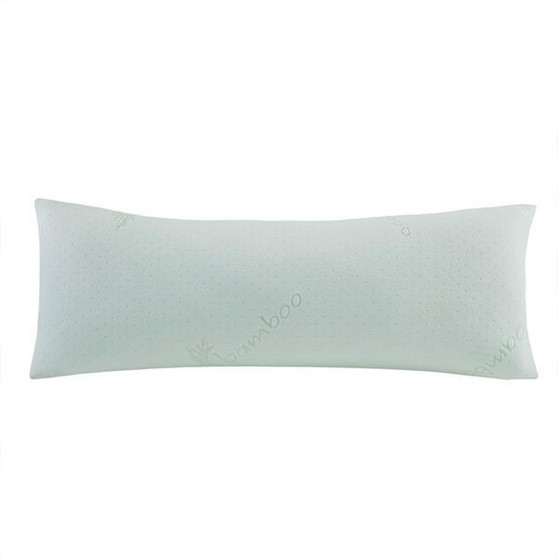60% Polyester, 40% Bamboo Chopped Foam Pillow W/ Bamboo Cover - Ivory BASI30-0526