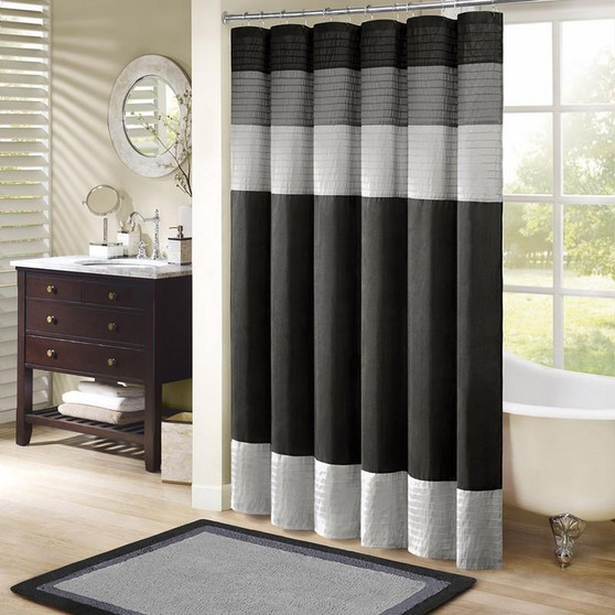 100% Cotton Bath Rug - Black MP72-1559