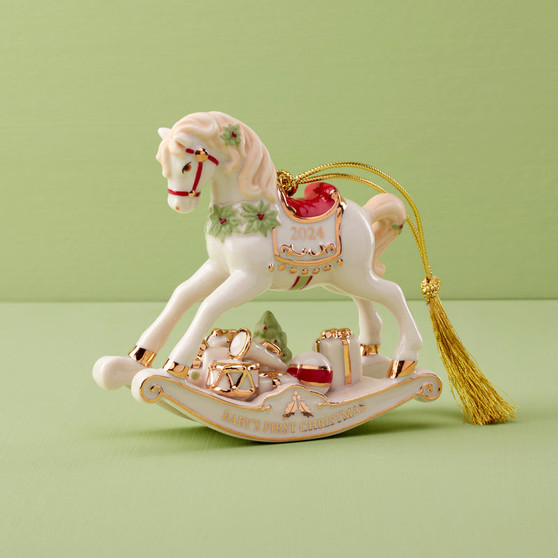 2024 Vintage Rocking Horse Ornament (895776)