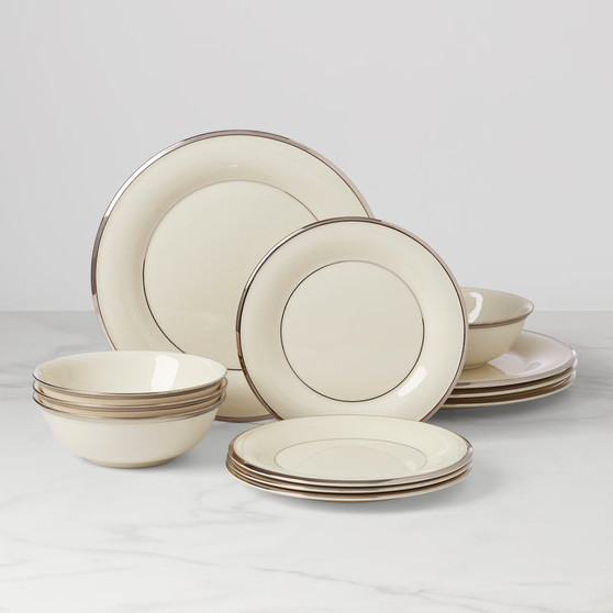 Solitaire Dinnerware 12-Piece Set (Dinner Plate, Salad Plate, Place Bowl) (896065)