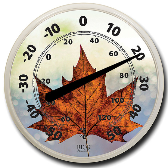 12-In Dial Thermometer (Maple Leaf) (BMD524BC)