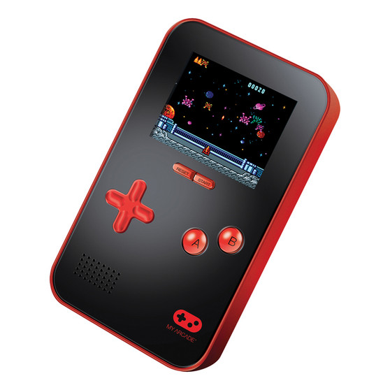 Go Gamer Retro 300-In-1 Handheld Video Game System (Red/Black) (DRMDGUN3907)