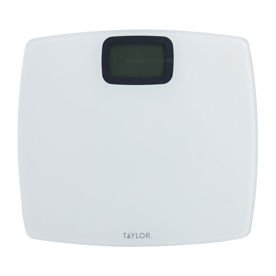 Pure White Digital Bathroom Scale, 440-Lb. Capacity (TAP752840133)