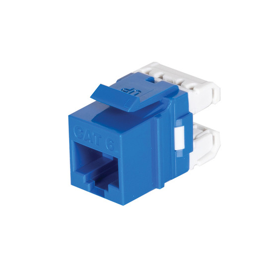 Vgs6(Tm) Series Utp Cat-6 Rj45 180Deg Keystone Jack, Unshielded, Bag Of 25 (Blue) (TCTMPG6018BL25)