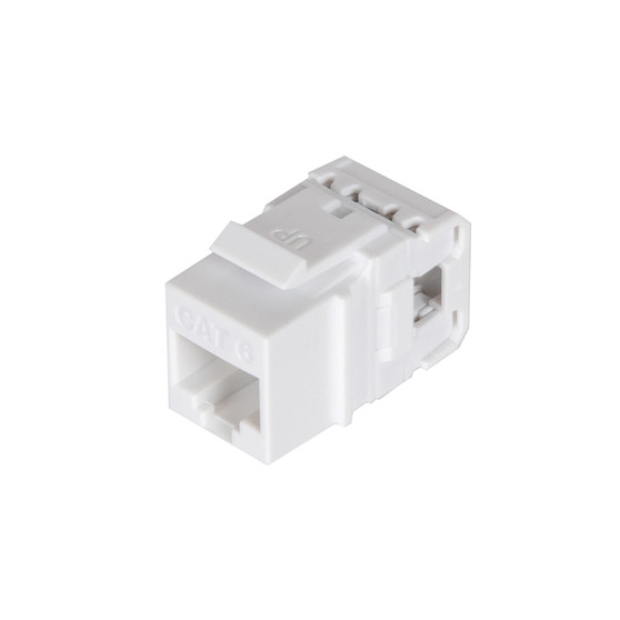 Vgs6(Tm) Series Utp Cat-6 Rj45 180Deg Keystone Jack, Unshielded, Bag Of 25 (White) (TCTMPG6018WH25)