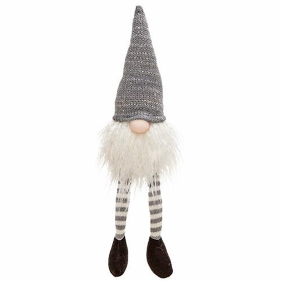 Dangle Leg Grey Hat Santa Gnome GADC3031