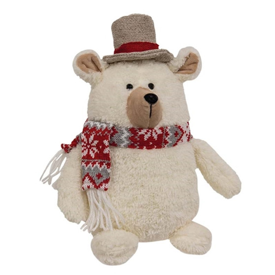Nordic Red/Gray Top Hat Bear GADC5151