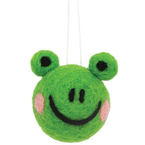 Felted Frog Ornament GADCX3002