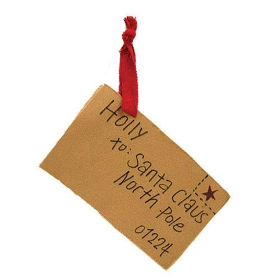 Santa Claus Letter Ornament From Holly GCS38533