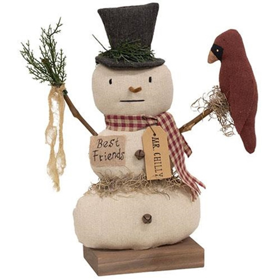 Mr. Chilly Stuffed Snowman On Base GCS38857