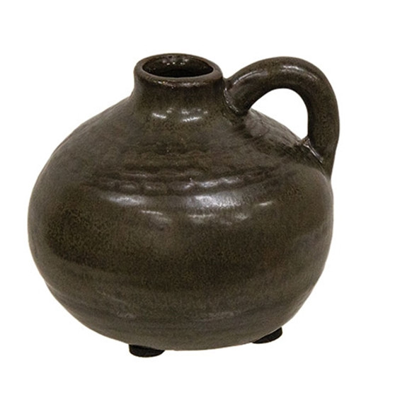 Brown Porcelain Jug With Handle GPAF41217